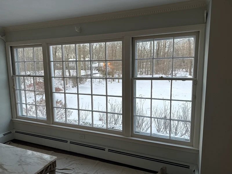 These old windows are letting in a tremendous amount of cold air